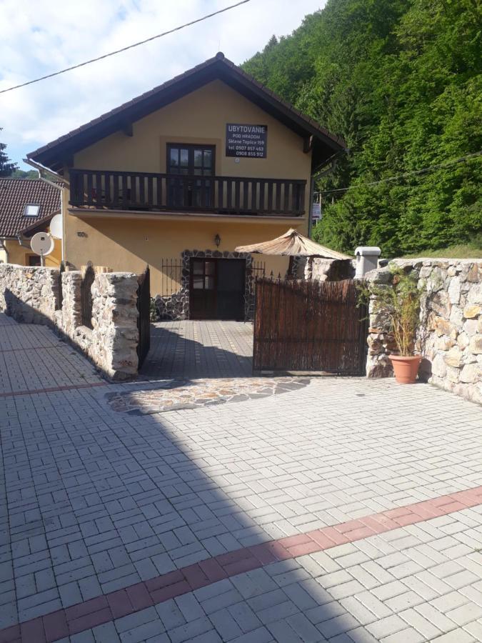 Ubytovanie Pod Hradom Sklené Teplice Zewnętrze zdjęcie